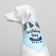 Animal scarf "Happy birthday", 15 x 12 x 1 cm, blue
