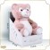 Soft toy "Little Friend", bear, pink color