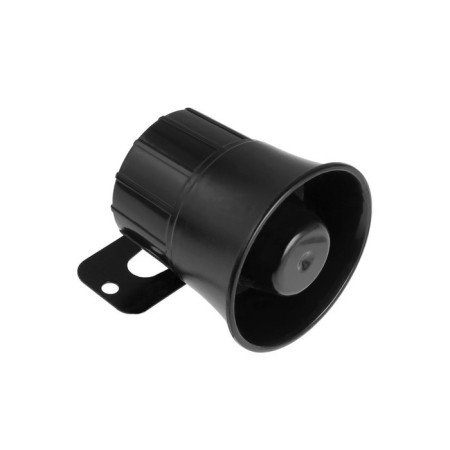 Sound signal, 1 tone, 12 V, 6 W, 105 dB, wire 27 cm