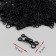Sewing hook No. 3, 19 × 9 mm, 100 pcs, black color