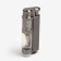 Gas lighter, turbo, piezo, silver