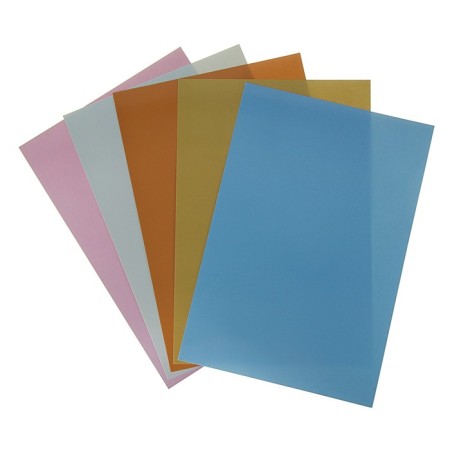 Cardboard Metalized A4, 5 sheets, 5 colors "Hobbies Tim", 190 g/m2, mix-1