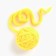 Toy for cats. Matatabi toys set and tangle, yellow color