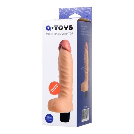 Realistic vibrator Toyfa A-Toys Nod, TPE, bodily, 20.5 cm-7