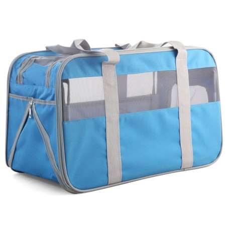 Bag-carrier "Techno" for animals, 50 x 26 x 30 cm, blue-2