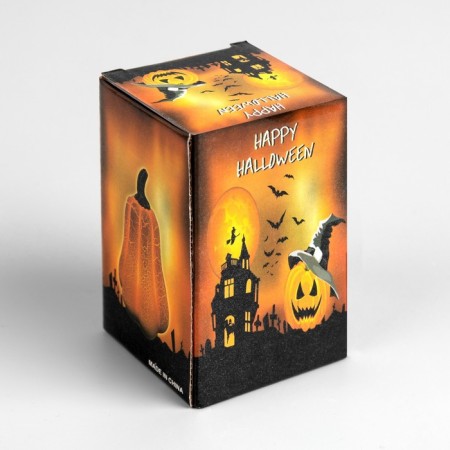 The LED figure "Pumpkin" 6 × 9 × 6 cm, plastic, batteries AG13x3, glow warm white-5