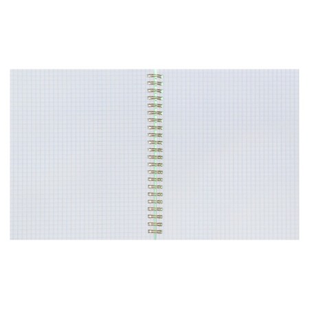 Notebook on the crest A5 96 sheets in the Calligrata cell green, plastic cover, offset block-4
