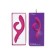 Nova 2 vibrator, pink color, 21.7 cm