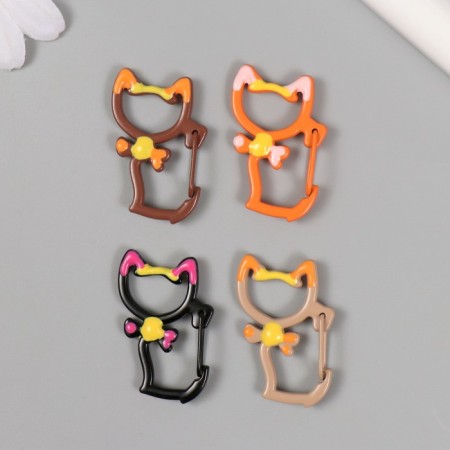 Carabine Metal "Kitty with Bantik" MIX 3.7x2.1 cm-1