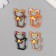 Carabine Metal "Kitty with Bantik" MIX 3.7x2.1 cm