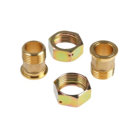 Комплект присоединения счетчиков воды 1/2", латунь-2