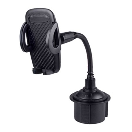 Skyway phone holder in a cup holder, flexible leg