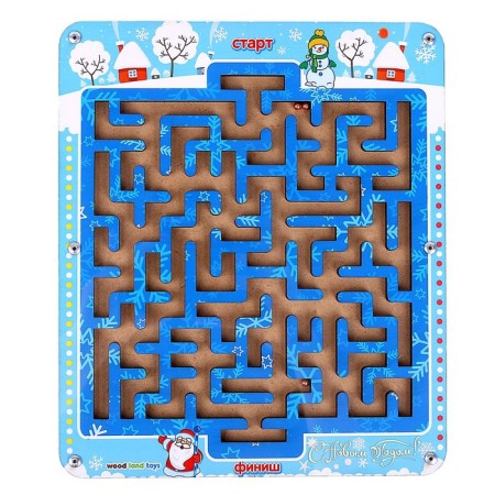 Labyrinth "With balls. Winter"