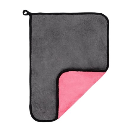 A car for washing a car, Cartage, microfiber, 800 g/m², 30 × 40 cm, pink-gray-3