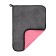 A car for washing a car, Cartage, microfiber, 800 g/m², 30 × 40 cm, pink-gray