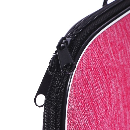 Folder with handles Textile A4, Calligrata "Office", for papers, for office, nylon 600D, linen, pink, PM/1, 350 x 270 x 20 mm-4
