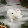 Figure soap "Rabbit Apricot" White, 95g, 7x7x6cm