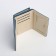 Women's wallet on the button, blue color