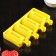 Ice Cream "Sicily", silicone, 19.5 × 11 cm, 4 cells (6.8 × 3.5 cm), color mix
