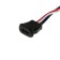 Type-C connector with a wire 10 cm, 4 pin, 2.1 a, 5 V, black