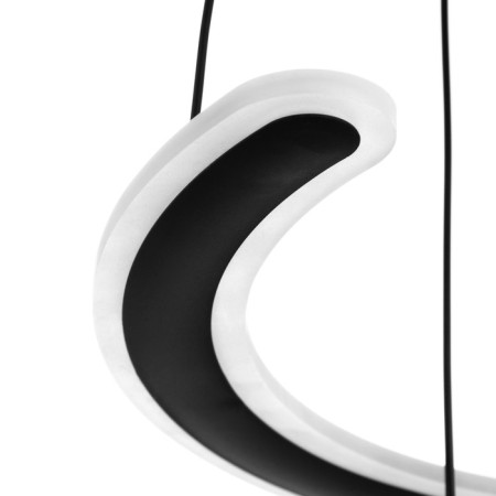 Bayerlux chandelier Sirius LED 100W 3000-6000K Black 39x41x19-119 cm-9