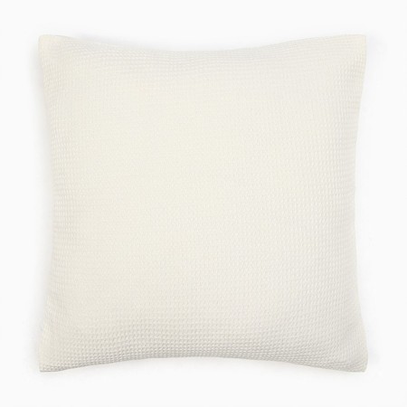 Pillowcase decorative Ethel Glare 45x45cm, milk color, polyester