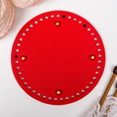 The basis for knitted products to the leatherette "Round" mix 15 cm-3