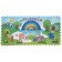 Wooden rug-puzzle "Magic City", 8 segments