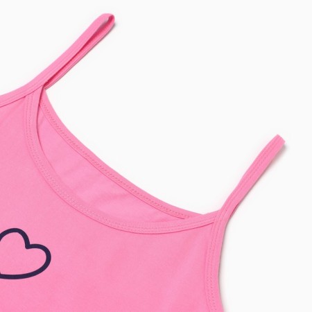 Female pajamas (T -shirt, shorts), pink/white color, size 44-1