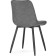 SHELS on a metal frame Chelsea Black Metal/Artificial suede, black/gray 50x60x80 cm