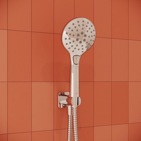 Hidden installation of IDDIS RAY RAYSB03I68, with a tropical shower, manual shower and pouring 10167-3
