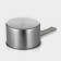 Stainless steel bucket “Basis”, 1.2 l, d = 16 cm, with a measured scale, a metal handle