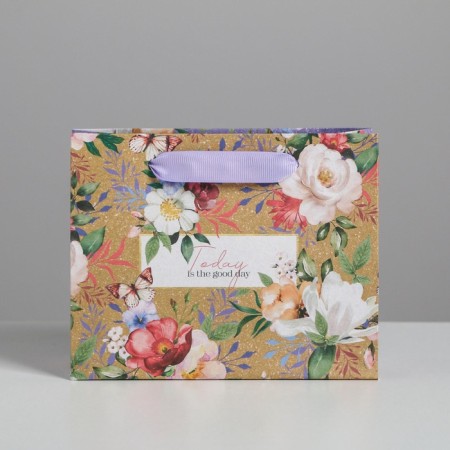 Package Gift Craft Horizontal, Packaging, "Today", S 15 x 12 x 5.5 cm-2