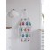 Apron kitchen with a photo print "Patterns with stars", adjustable, size OS