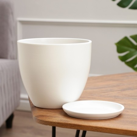 Flower pot "Color Gam" white 2.9l-1