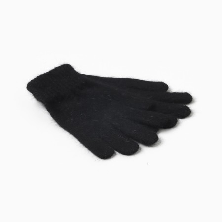 Women's gloves minku, black color, 21 cm-1