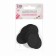 Obval clothing patch, 4.2 × 3 cm, heat -muffle, black color