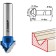 Frases groove bison 28745-12.7, shaped No. 6, r = 2.4 mm, 12.7 x 10 mm