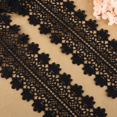 Hypure lace, 80 mm × 6.8 ± 0.5 m, black color-1