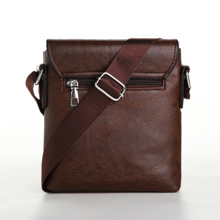 Male bag, brown color-3