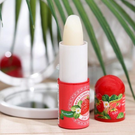 Fruit lip balm, strawberries, 3.8 g-1