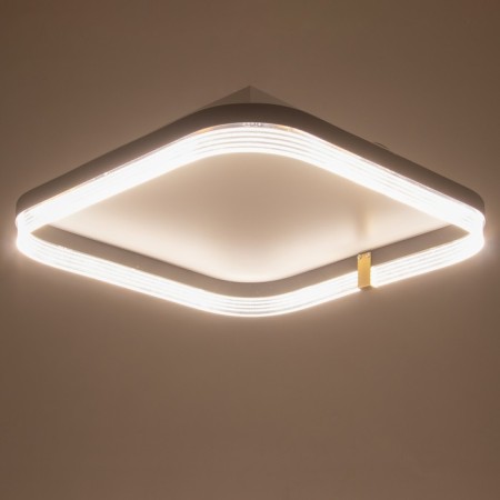 Luer with DPD "Nilas" LED 80W 3000-6000K Black 50x50x10 cm BayerLux-2