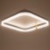 Luer with DPD "Nilas" LED 80W 3000-6000K Black 50x50x10 cm BayerLux