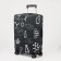Case for a suitcase 28 ", Black color