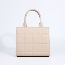 Female bag Textura, tout, medium size, beige color