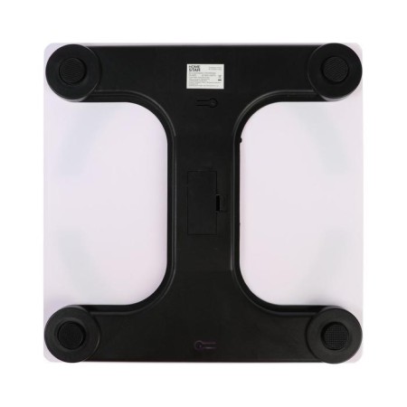 Floor Libra Homestar HS-6003, diagnostic, up to 180 kg, 2HAAA, glass, white-3