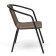 Sadovy chair, 53 x 61 x 73 cm, frame 24 x 0.8 mm, load up to 100 kg, brown