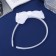 Hair cap "Schoolgirl" Bant Classic Style, 11x1 cm, white