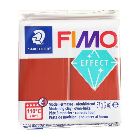 Plastic-polymer clay baked 57g Fimo Effect copper 8010-27-1