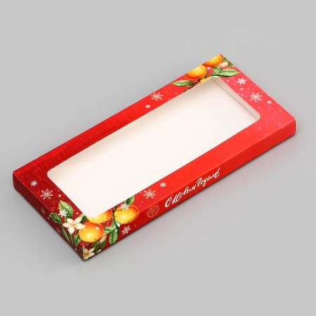 Gift box for the tile shock-yes with the window of the "Magic New Year!" , 17.1 x 8 x 1.4 cm-1